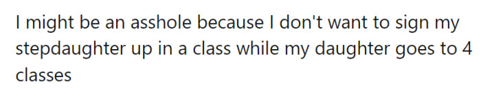 OP has offered the following explanation for why they think they might be the a-hole: