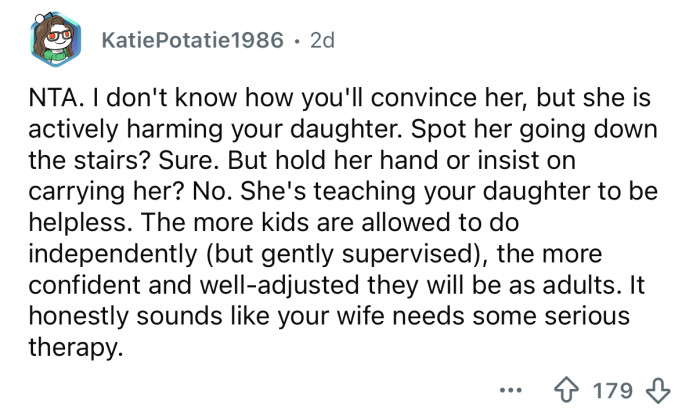 She’s doing more harm than good.