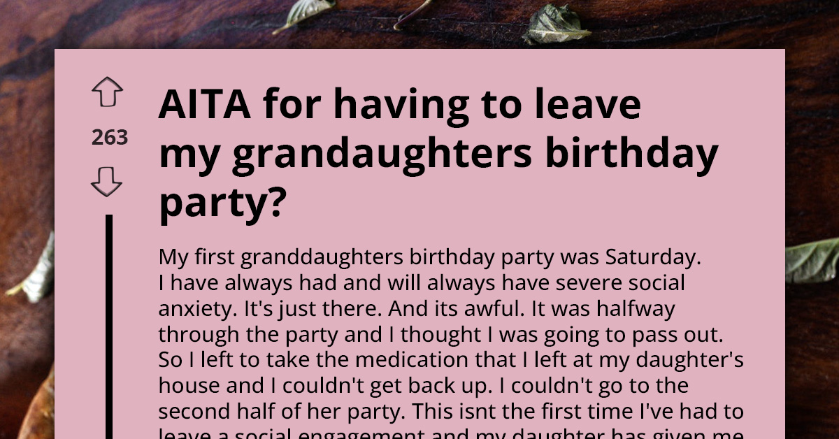 Grandmother’s Repeated Exits From Family Events Lead Daughter to Issue Ultimatum