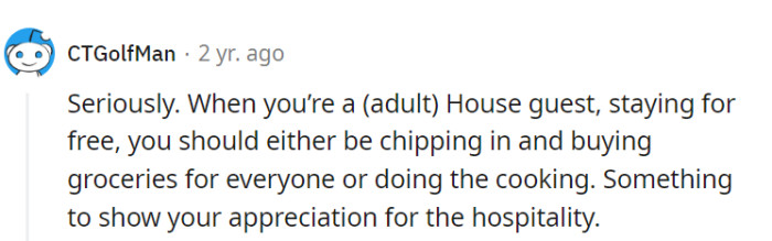 It's called common decency.