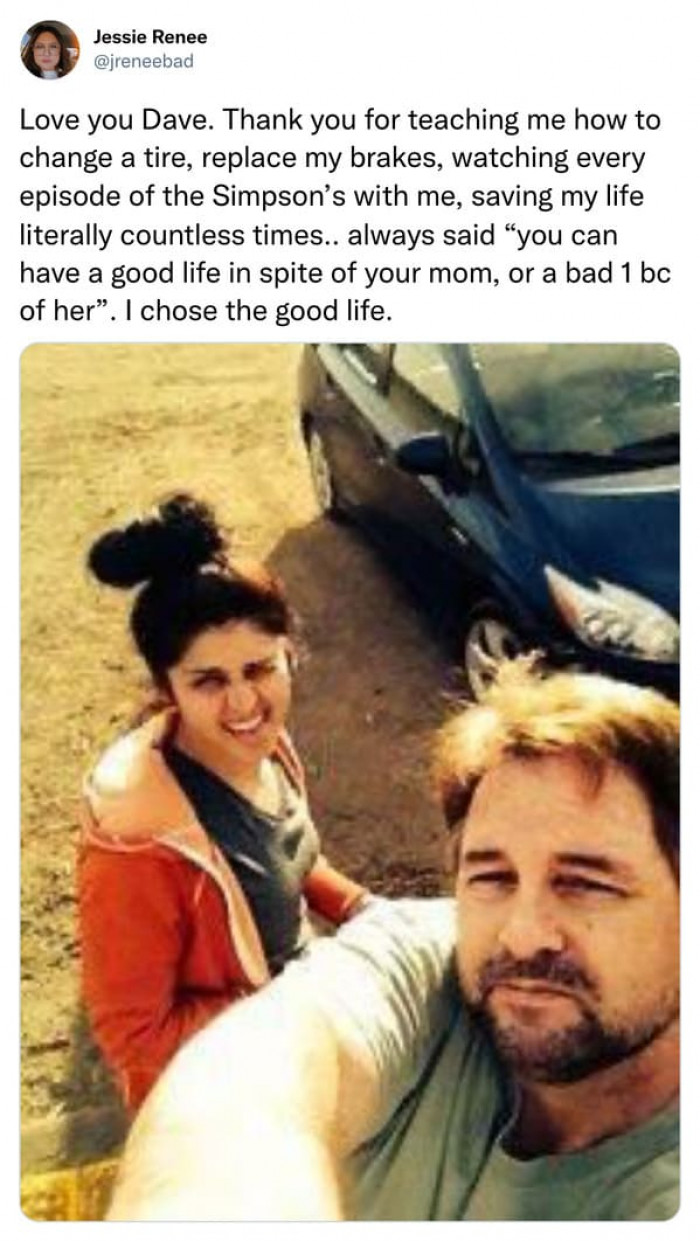 The picture of the woman and the man who saved her life.