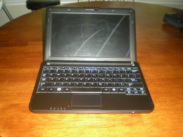 24. Laptop with a dead battery