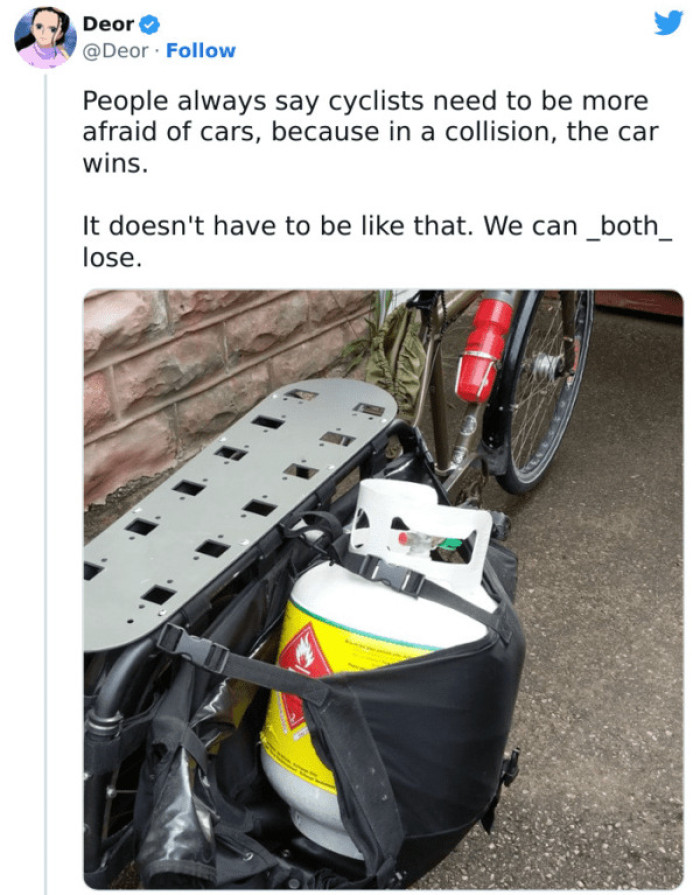 16. Do cyclists still need to be more afraid of cars?