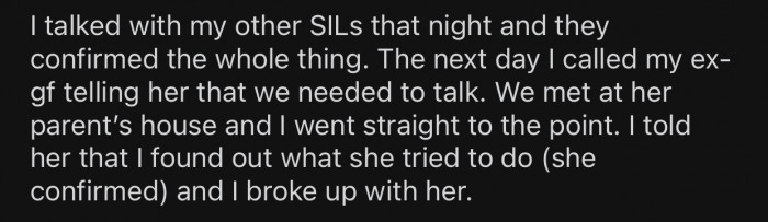 OP ended up meeting with his GF to confront her about his discovery.