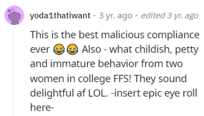 Childish, Petty, and Immature