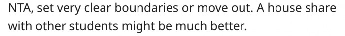 17. Boundaries should be put in place.