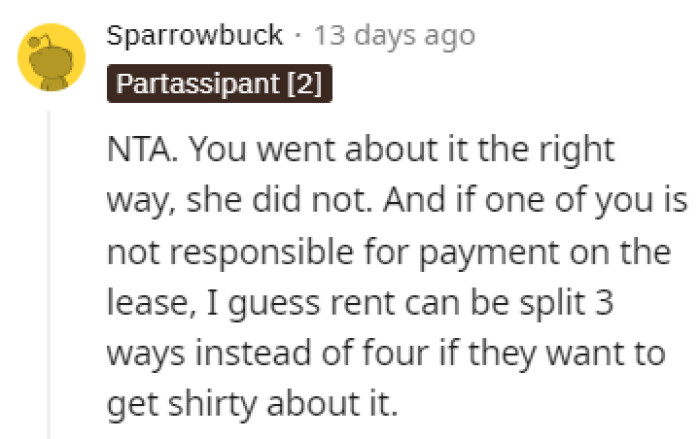 Own most of the lease, pay most of the rent