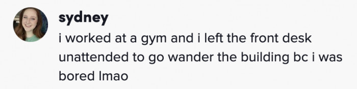 8. Did you say that when they asked why you left your station?