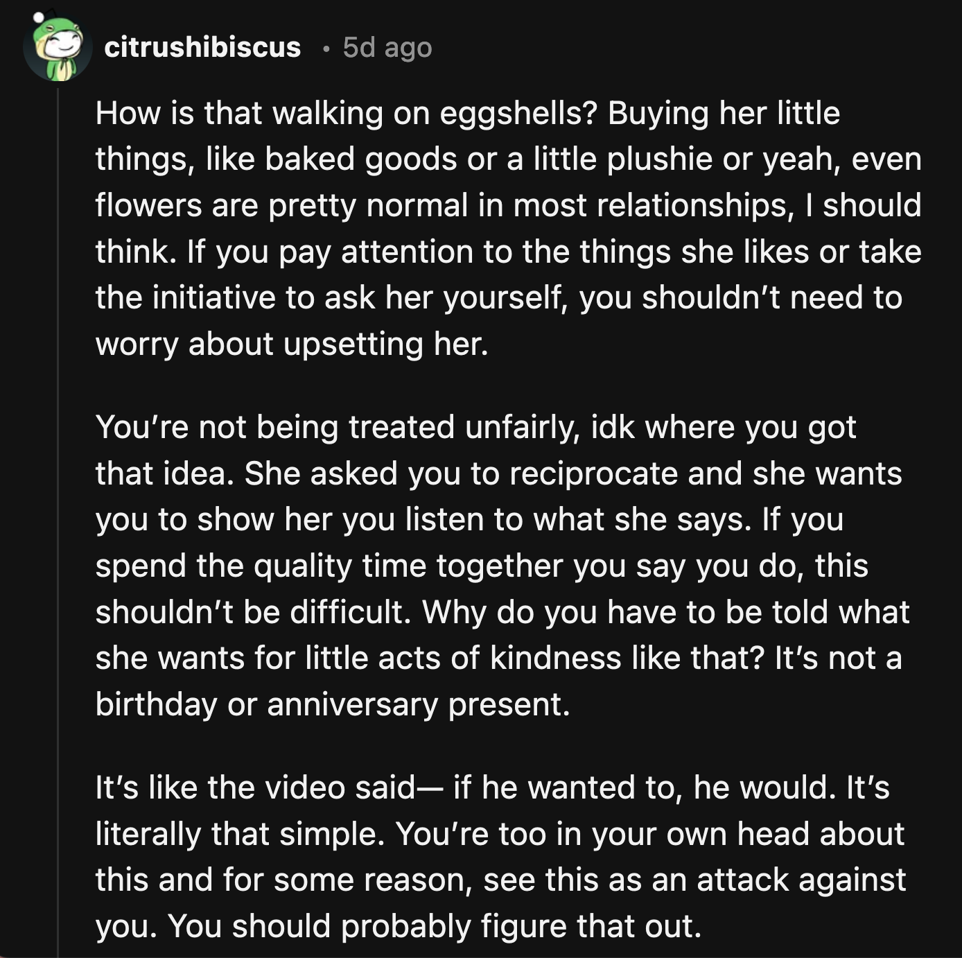 OP also has the wrong understanding of the phrase 