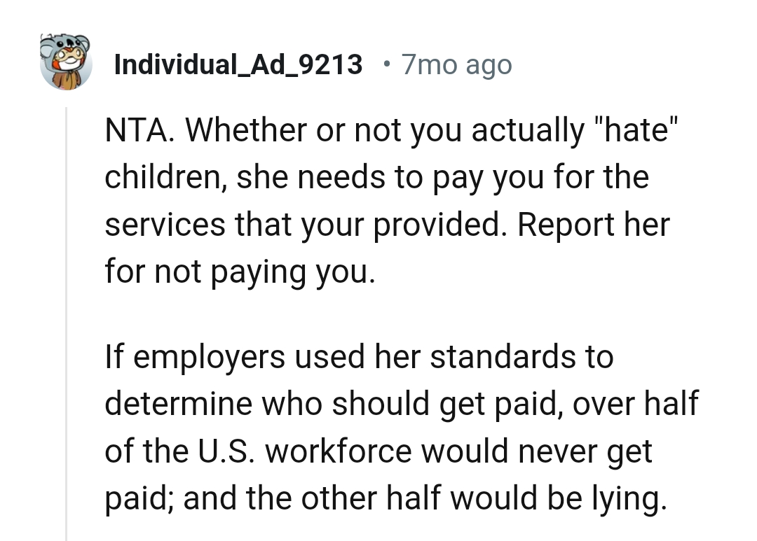 And the comments keep coming in...