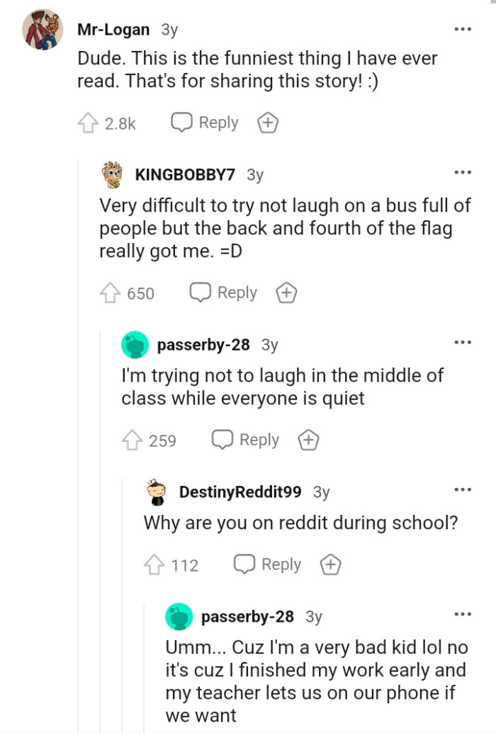 This Redditor admits that this is the funniest story they've ever read