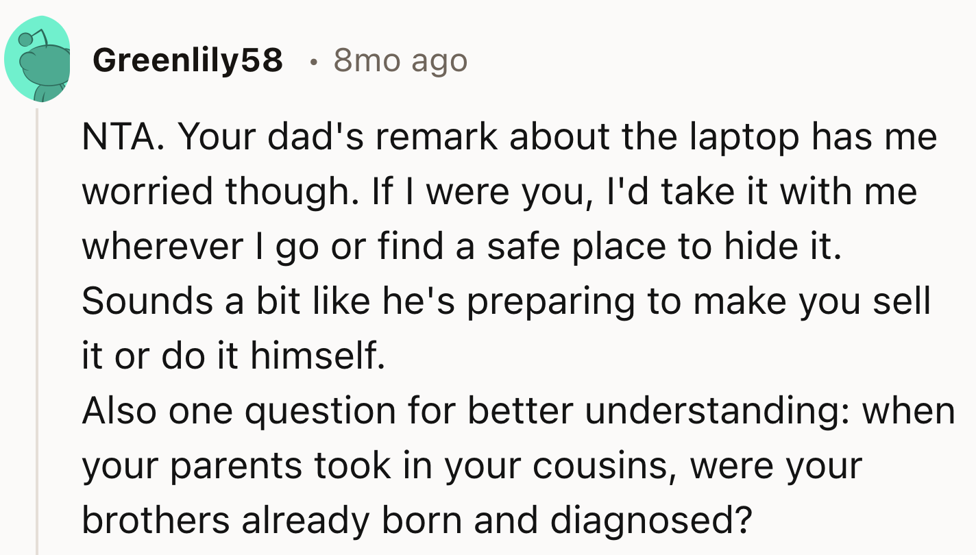 Better hide that laptop, OP