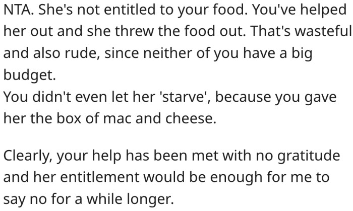 18. It makes no sense to continue helping an ungrateful person.