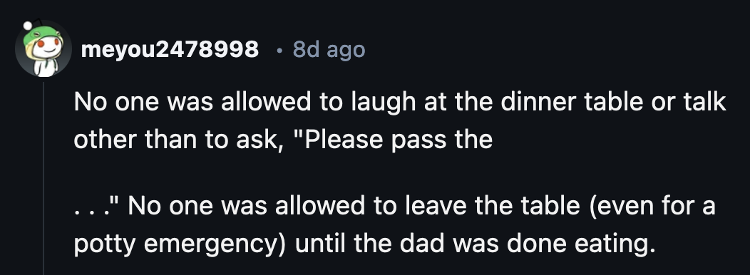 9. Another contender for the patriarch of the dinner table. Does this title come with a crown or something?