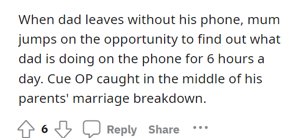 OP definitely was just caught in the middle, and it's unfortunate, honestly.