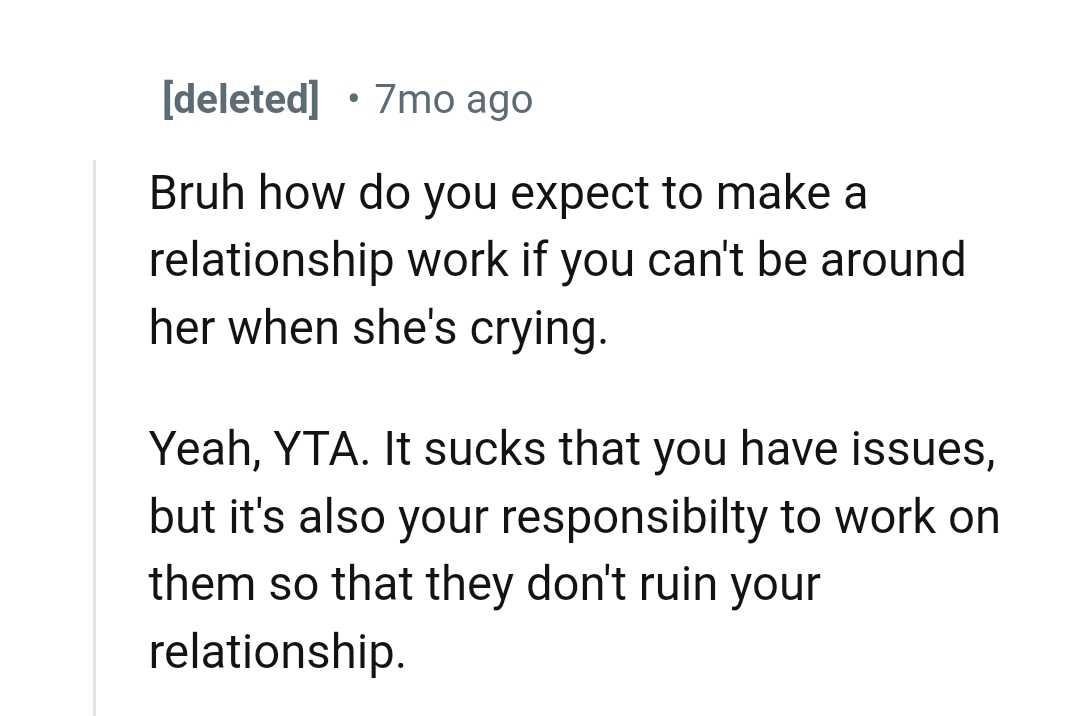 It sucks that the OP has issues, but...