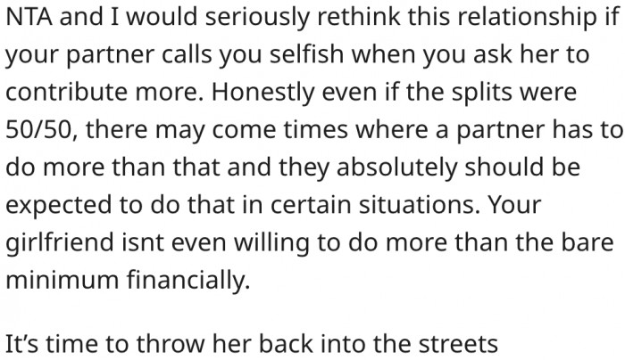 19. It's about time he ends the relationship.
