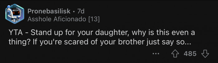 OP needs to stand up for his daughter.