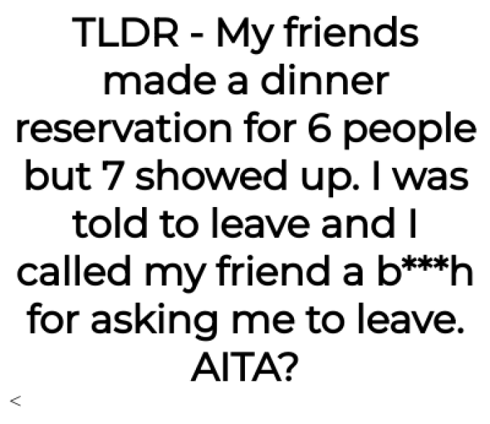 Here's the TLDR for everyone who didn't want to read the whole thing.