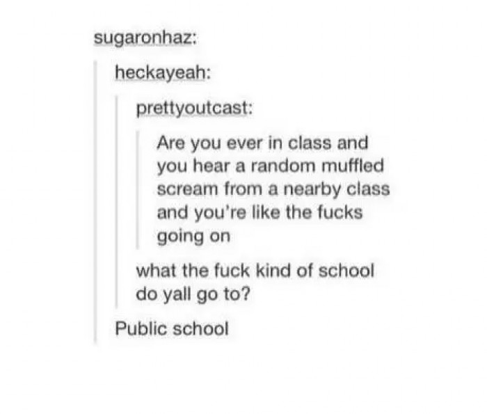 28. The noise, more noises, and noise...