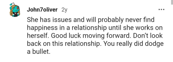 The OP really did dodge a bullet