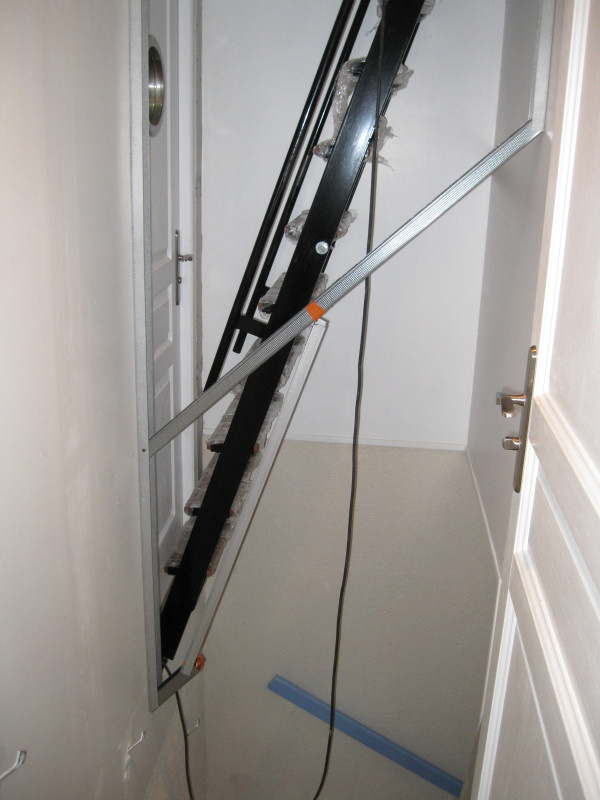 Set in place and prepared for use!