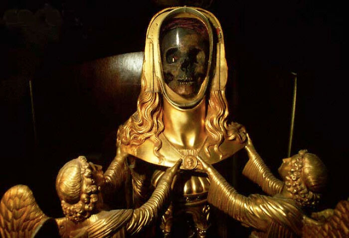 15. The Skull Of Mary Magdalene In St. Maximin Basilica In France