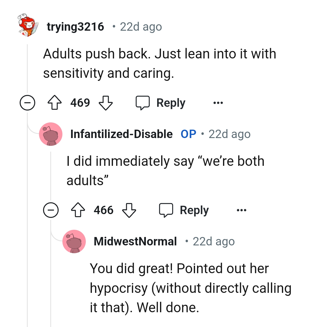 Leaning into it with sensitivity and caring