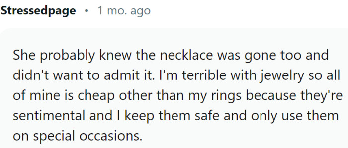 If you know your are prone to losing jewelry, this is what you do: