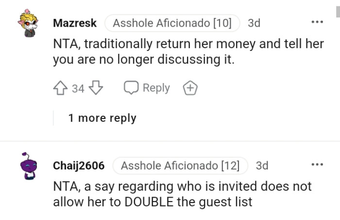 Telling Her That She Is No Longer Discussing It