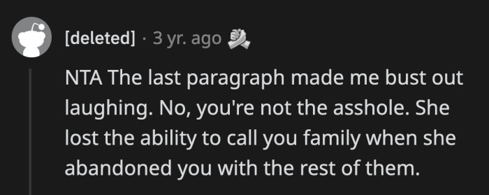 That was the perfect way to end the conversation