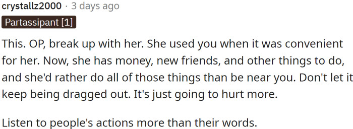 Actions speak louder than words