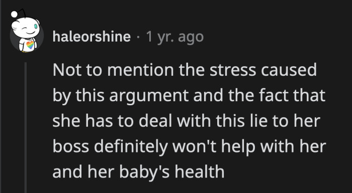 He messed up her life and career; now he gets to sit back and pout while she deals with the consequences.