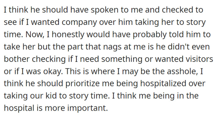 At least OP admitted herself. Honesty goes a long way.