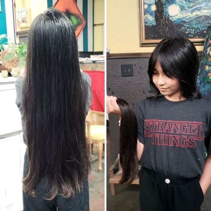 19. Meet 11-Year-Old Charlotte. She's Been Growing Out Her Hair For 3 Years. After Her Mother Explained Why Some Children Lose Theirs, She Immediately Wanted To Help Them