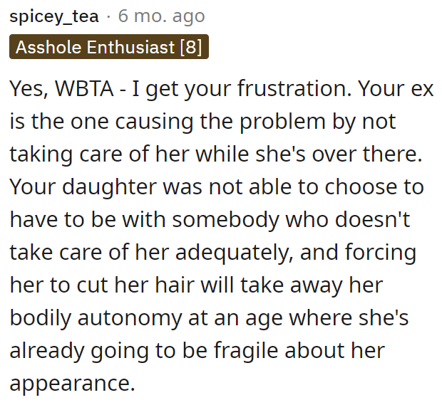 This Redditor views things differently.