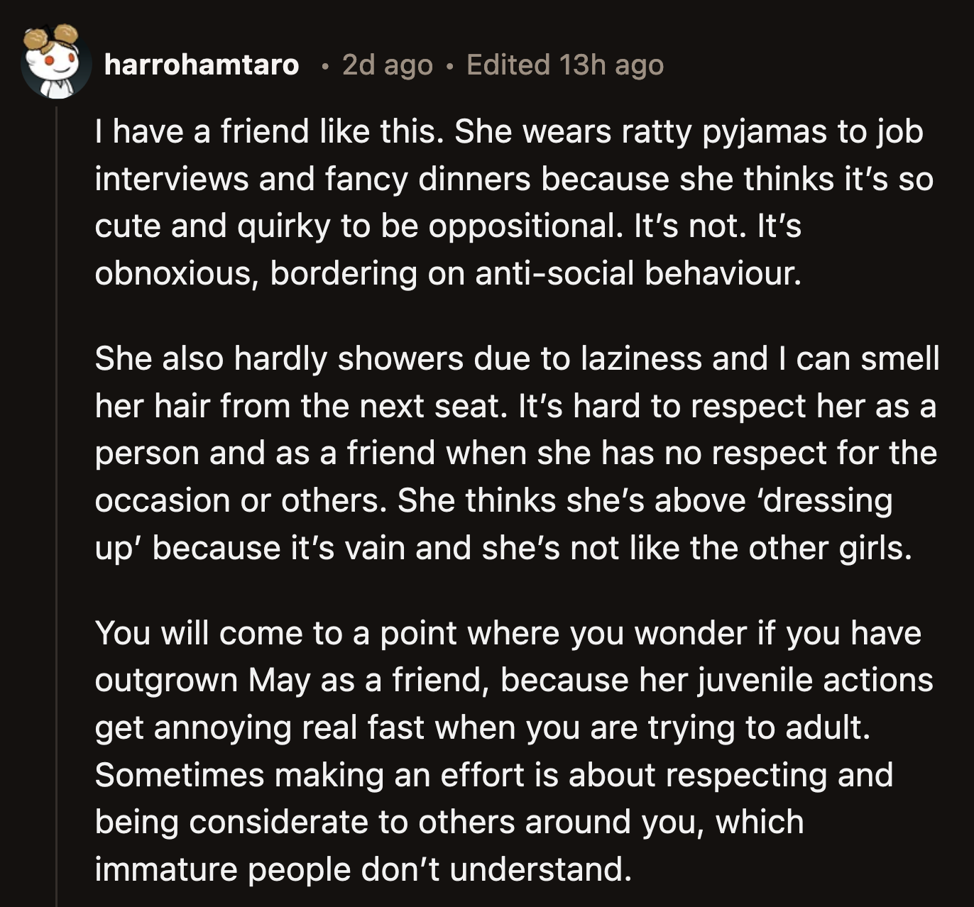 It's one thing to stand on principle and reject sexist beauty standards. It's an entirely different ball game to forgo basic hygiene because you can't be bothered.