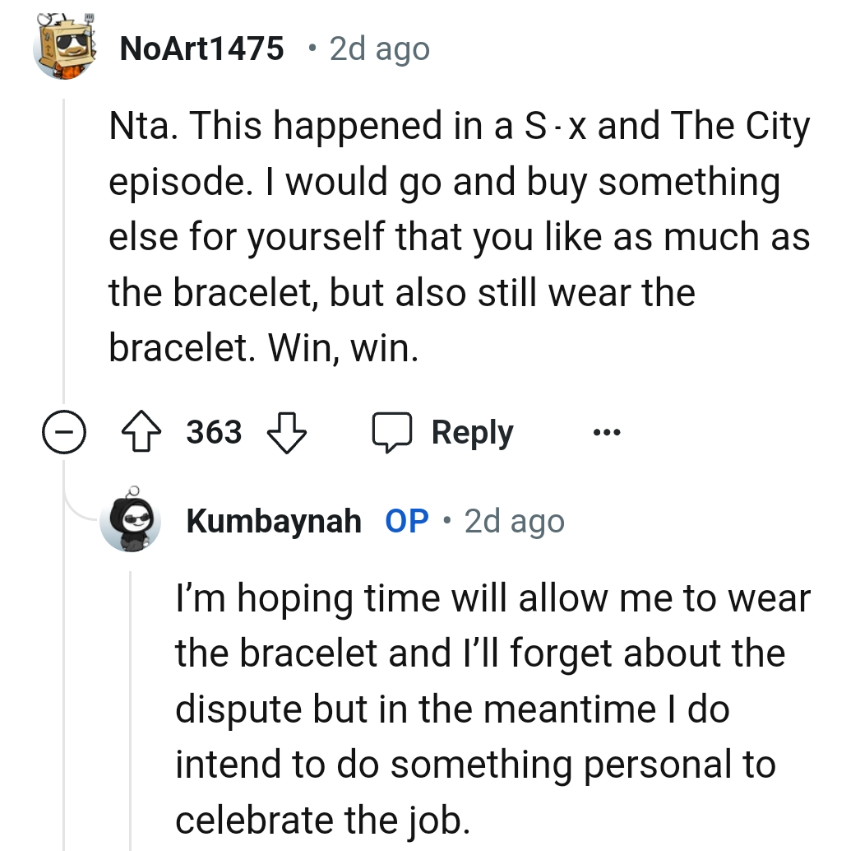 And the Comments Continue...