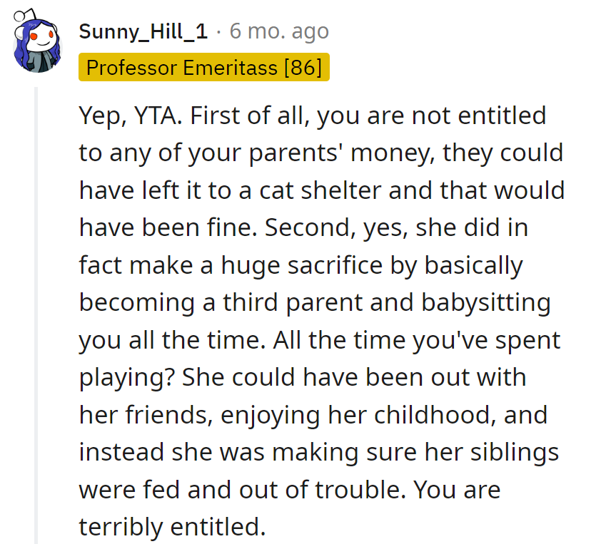 Perhaps they should consider renaming the will to the 