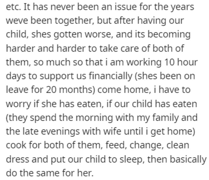 Things Were Going Great Between the Two Until They Had the Child