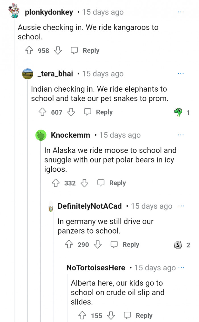 Everyone seems to be having a little fun with this