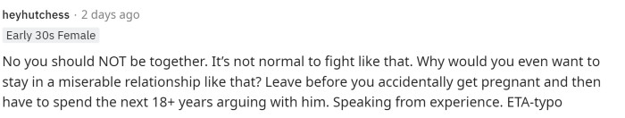 It doesn't sound like they are happy, unfortunately, and maybe that just means that things need to end, and she's probably going to have to be the one to do it.