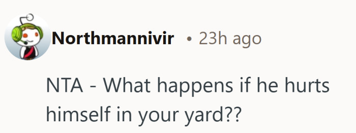 The moment liability gets mentioned, the whole situation suddenly feels a lot less harmless.