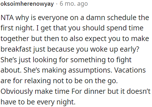 It seems like OP's SIL is looking for a reason to argue and make assumptions.