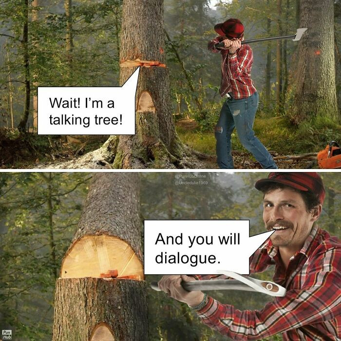 40. A talking tree