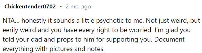 OP should document everything with pictures and notes.