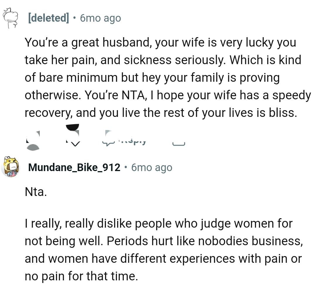 OP's wife is very lucky to have someone like him