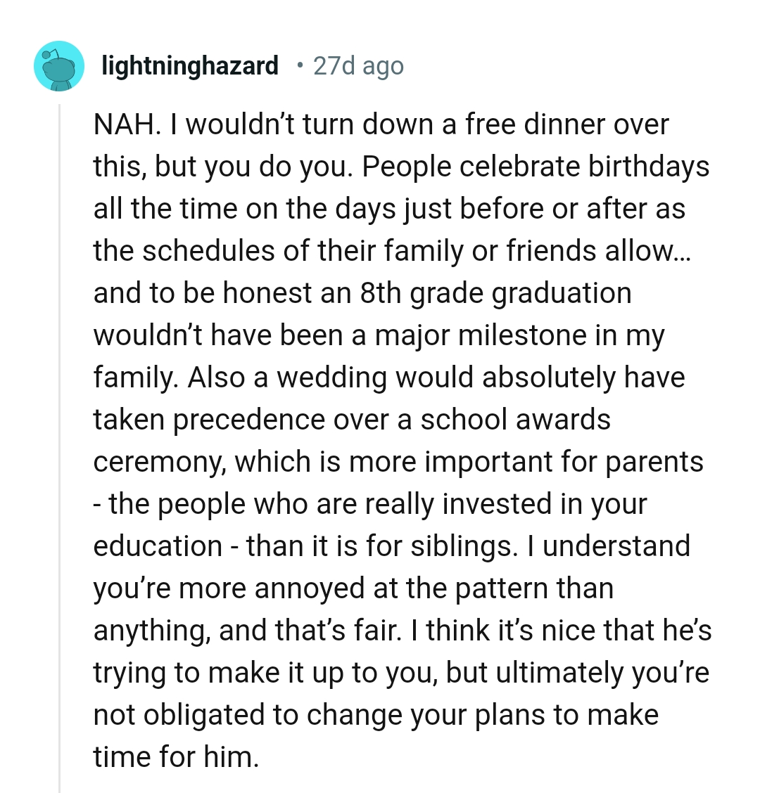 The OP Is More Annoyed at the Pattern Than Anything