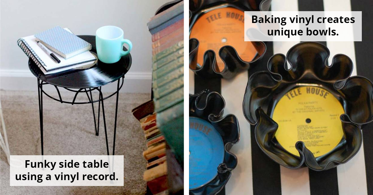 15 Creative Ways To Upcycle Your Vintage Vinyl Records