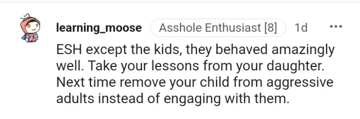 Take your lessons from your daughter